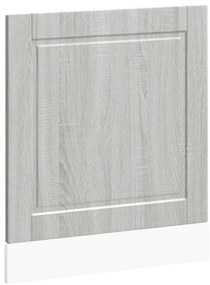 vidaXL Πίνακας πλυντηρίου πιάτων Porto Γκρι Sonoma 60x1,5x67 εκ.