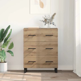 vidaXL Πλαϊνό γραφείο Artisan Oak 69,5 x 34 x 90 εκ.