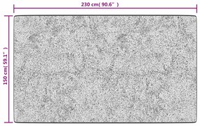 vidaXL Χαλί Πλενόμενο Αντιολισθητικό Patchwork Πολύχρωμο 150 x 230 εκ.