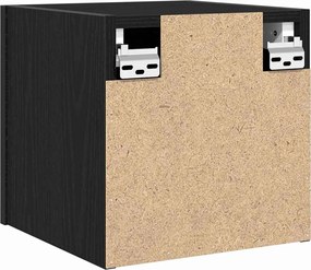 vidaXL Κρεμαστό Ντουλάπι Τηλεόρασης Μαύρη Δρυς 30,5 x 30 x 30 εκ.