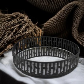 Διακοσμητικός δίσκος μεταλλικός με καθρέφτη! Μικρός