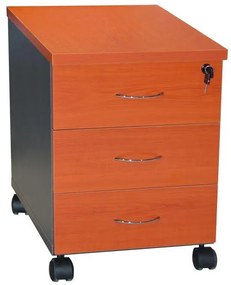 Professional office drawer  cherry color with 3 drawers 38X48X53cm