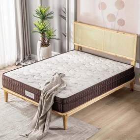 Στρώμα Super Bamboo 523MRL1213 90x200cm Brown Μονό
