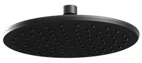 KARAG ARTEMIS Nero H13801 Κεφαλή Ντους Μαύρο Ματ Ανοξείδωτο Ατσάλι Ø20cm