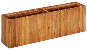 vidaXL Ζαρντινιέρα Υπερυψωμένη 150 x 30 x 50 εκ. Μασίφ Ξύλο Ακακίας