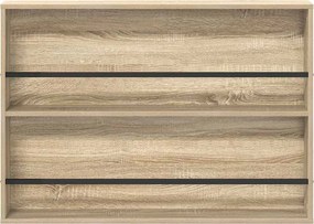 vidaXL Ράφι Περιοδικών Δρύς Sonoma 100 x 12 x 70 εκ Επεξεργασμένο ξύλο