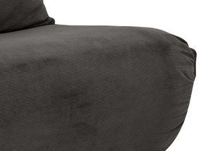 Καναπές κρεβάτι Oakland 1006, Ανθρακί, 75x150x85cm, 31 kg | Epipla1.gr