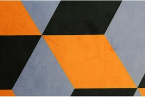 Μαξιλάρι ArteLibre Γεωμετρικά Σχήματα Πολύχρωμο Βελούδο 45x45cm