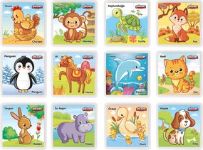 Pilsan 03355 Animal Series Puzzle Set
