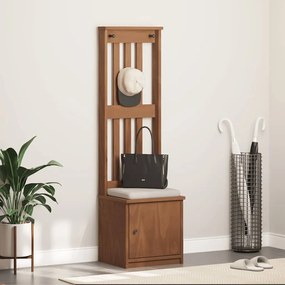 Δέντρο χωλ "SANDENS" 45x40x159,5 εκ.Πεύκο μασίφ ξύλο - Καφέ