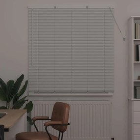 vidaXL Βενετσιάνικες Ρόδες Λευκό 175 x 135 εκ Αλουμίνιο