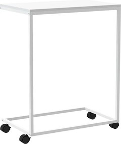 vidaXL Βοηθητικό Τραπέζι με Ρόδες Λευκό 55 x 35 x 70 εκ. Επεξ. Ξύλο