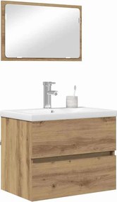 vidaXL Σετ Επίπλων Μπάνιου 3 τμχ. Artisan Oak 61 x 39 x 45 εκ