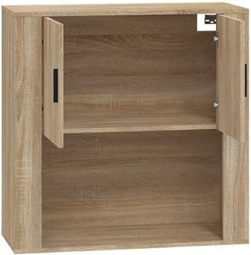 vidaXL Ντουλάπι Τοίχου Sonoma Δρυς 80x33x80 εκ. Επεξεργασμένο Ξύλο