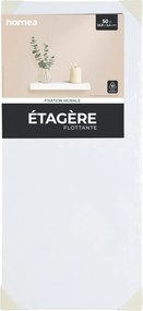 Ράφι Τοίχου (50x22.8x3.4) L-C White 6RAN791BC