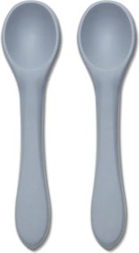 SILICONE SPOONS 2PCS NATURAL GREY