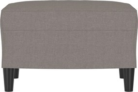 vidaXL Υποπόδιο Taupe 60x50x41 εκ. Υφασμάτινο
