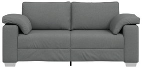 vidaXL Καναπέδες Loveseat Σκούρο Γκρι 140 εκ Υφάσματος