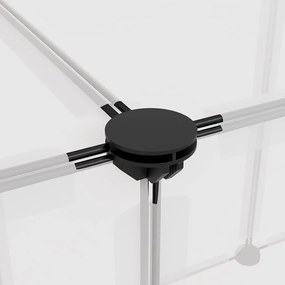 vidaXL Κλουβί Μικρών Ζώων Διαφανές 143x107x93 εκ Πολυπροπυλένιο&amp;Ατσάλι