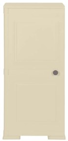 vidaXL Πλαστικό Ντουλάπι Angora Λευκό 40 x 43 x 85,5εκ με Σχέδιο Ξύλου