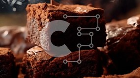 Intra Συλλεκτικό Ξύλινο Παζλ Plywood  4mm - Decadent Brownies σοκολάτας με πασπαλισμένη ζάχαρη άχνη Σε Ξύλινο Κουτί - Διαστάσεις: 10x10 cm – 25 κομμάτια