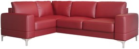 Γωνιακός καναπές Radial LTHR-Kokkino-Δεξιά
