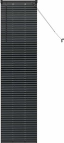 vidaXL Βενετσιάνικες Ρόδες Μαύρο 175 x 45 εκ Αλουμίνιο