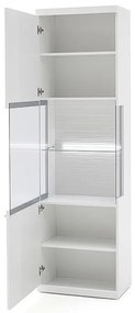 Hime Βιτρίνα Λευκή 60x38x203