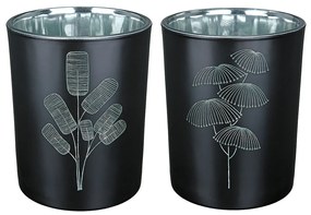 Θήκη Ρεσώ ArteLibre Μαύρο Γυαλί 8cm Σε 2 Σχέδια-05160286