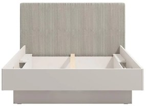 Ξύλινο Κρεβάτι Lucca 160 Cashmere - Μπέζ 160x200 εκ. 178x214x115 εκ.