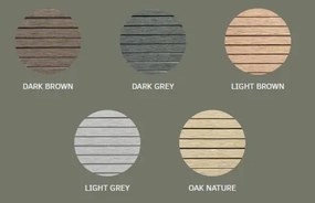 Queen SPA - Περιμετρική επένδυση WPC - Dark Grey WPC