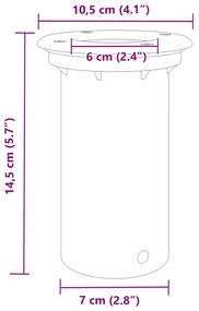 ΦΩΤΙΣΤΙΚΟ ΔΑΠ. ΕΞ.ΧΩΡΟΥ ΣΤΡΟΓ. ΜΑΥΡΟ 10,5X10,5ΕΚ ΧΥΤΟ ΑΛΟΥΜΙΝΙΟ 4006391