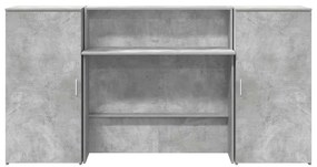vidaXL Γραφείο υποδοχής 200x50x103,5 εκ. Επεξεργασμένο Ξύλο