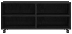 vidaXL Κονσόλα Τηλεόρασης Μαύρη 90x35x35 εκ Επεξεργασμένο Ξύλο