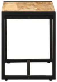 Πάγκος vidaXL 60x35x45 cm Στερεό ακατέργαστο ξύλο Mango