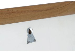 Τοίχο καθρέφτη DKD Home Decor Λευκό Καφέ Urban 90 x 1,5 x 113 cm