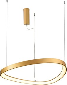 Φωτιστικό Οροφής LED Aca Harmony BR97LEDP40GD Gold