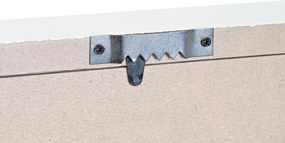 Τοίχο καθρέφτη DKD Home Decor Λευκό Σπίτια Urban 36 x 4 x 60 cm