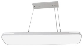 Adeleq Led Φωτιστικό Παραλληλόγραμμο Ανάρτηση 19x90cm 50W 3000K Λευκό 21-905000
