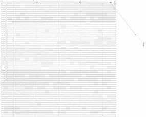 vidaXL Βενετσιάνικες Ρόδες Λευκό 130 x 135 εκ Αλουμίνιο