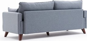 Τριθέσιος Καναπές Μπλε BELLA 81x208x85