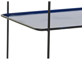 Σετ επίπλων DKD Home Decor Μπλε Μαύρο 70 x 27 x 45 cm 40 x 27 x 45 cm 80 x 27 x 65 cm 80 x 27,5 x 65 cm
