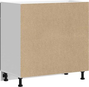 vidaXL ντουλάπι βάσης κουζίνας Kalmar Μαύρο από Επεξεργασμένο Ξύλο