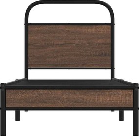 vidaXL Πλαίσιο Κρεβατιού Χωρ. Στρώμα Καφέ Δρυς 80x200εκ Επεξ. Ξύλο