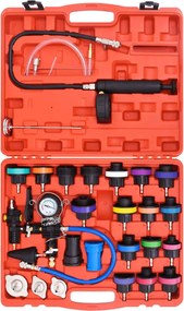 vidaXL Κιτ Ελέγχου Στεγανότητας Κυκλώματος Ψύξης 28 τεμ.