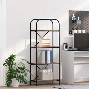 vidaXL Ράφι Βιβλίων 4 επιπέδων 60 x 30 x 146 εκ Επεξεργασμένο ξύλο