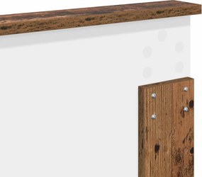 vidaXL Κεφαλάρι με κεφαλάρι Παλιό Ξύλο 200 cm Επεξεργασμένο ξύλο
