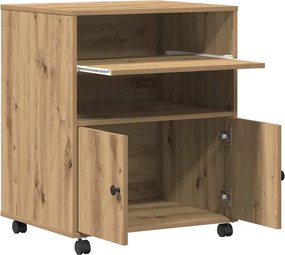 vidaXL Σταντ Εκτυπωτή Artisan Oak 60 x 48 x 74 εκ. Επεξεργασμένο Ξύλο