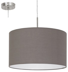 Φωτιστικό Οροφής Pasteri 31574 Anthracite-Brown Eglo Metal, Fabric