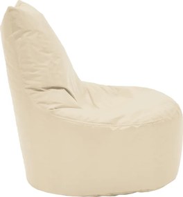 Πουφ πολυθρόνα Norm PRO pakoworld αδιάβροχο μπεζ 65x65x80εκ